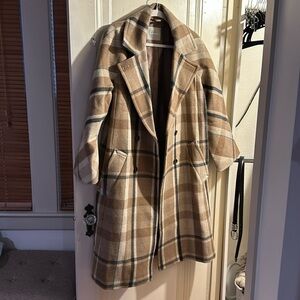 The Italian ReWool Long Peacoat- barely worn and so beautiful